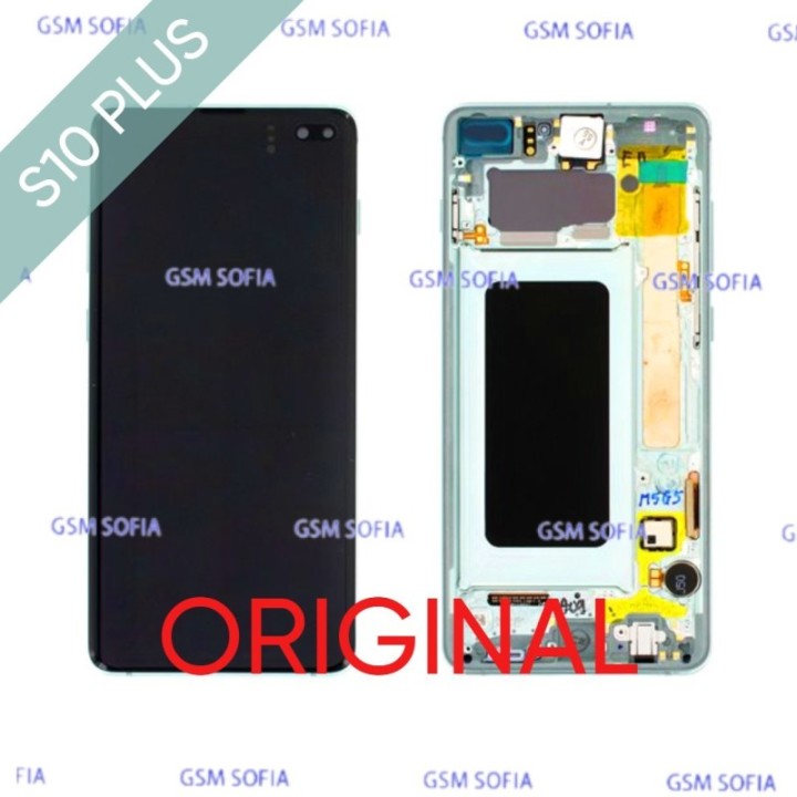 Pantalla Completa Con Marco Original Para Samsung Galaxy S10 Plus - Verde