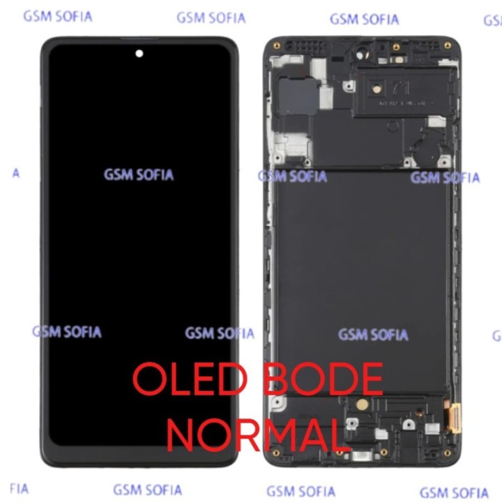 Pantalla completa Oled Con marco SIN BORDE para Samsung Galaxy A71 / A715