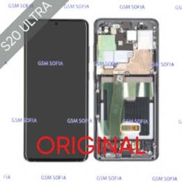 PANTALLA COMPLETA ORIGINAL CON MARCO SAMSUNG GALAXY S20 ULTRA / G988 - GRIS