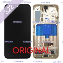 Pantalla Completa Original Con Marco Para Samsung Galaxy S22 5G / S901 - Violeta