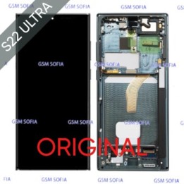 Pantalla Completa Original Con Marco Para Samsung Galaxy S22 Ultra 5G / S908 - Verde