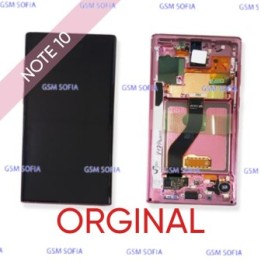 Pantalla Completa Original con marco para Samsung Galaxy Note 10 / N970 - ROSA