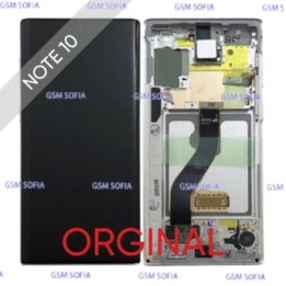Pantalla Completa Original con marco para Samsung Galaxy Note 10 / N970 - Plata