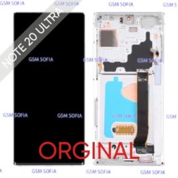 Pantalla Completa Original con marco para Samsung Galaxy Note 20 ULTRA / N986 - Plata