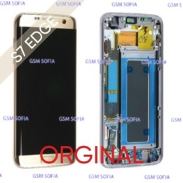 Pantalla Completa Original con marco para Samsung Galaxy S7 Edge / G935 - Oro