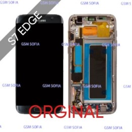 Pantalla Completa Original con marco para Samsung Galaxy S7 Edge / G935 - Negro