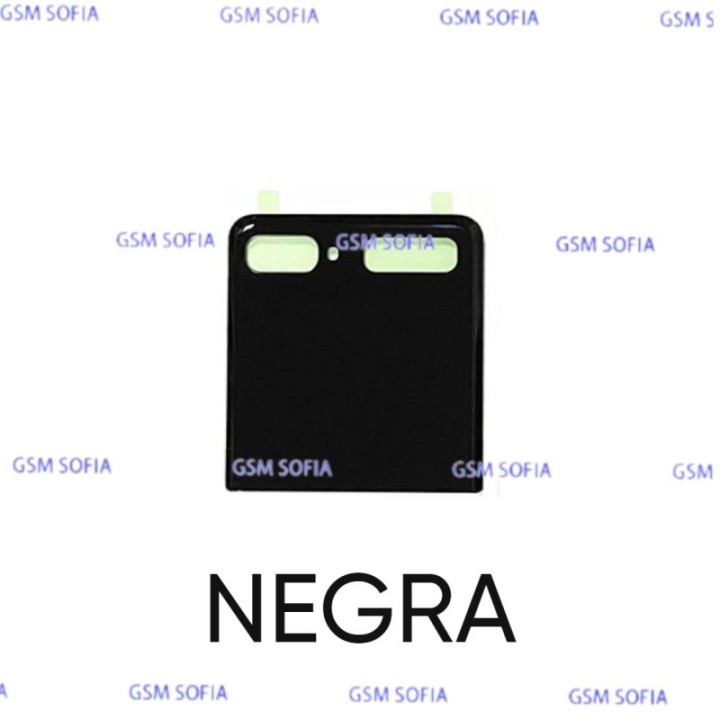 Tapa trasera Superior para Samsung Galaxy Z Flip / Z flip 5G / F700 - Negro