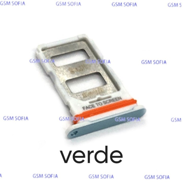 BANDEJA SIM PARA XIAOMI MI 12 LITE / 2203129G - VERDE
