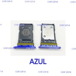 Bandeja sim para OPPO Find X2 Neo / CPH2009 - Azul