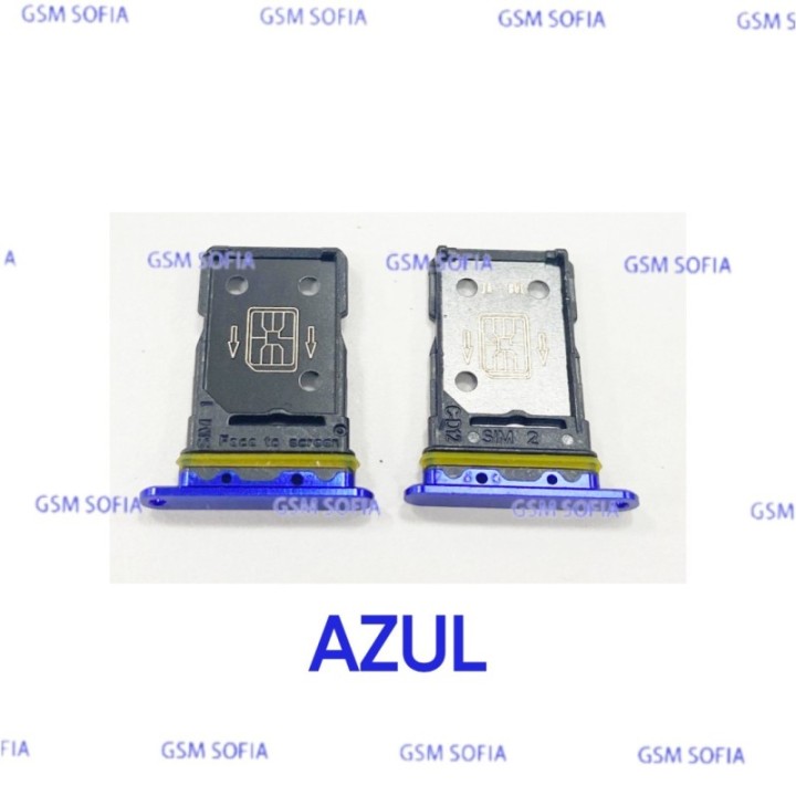 Bandeja sim para OPPO Find X2 Neo / CPH2009 - Azul