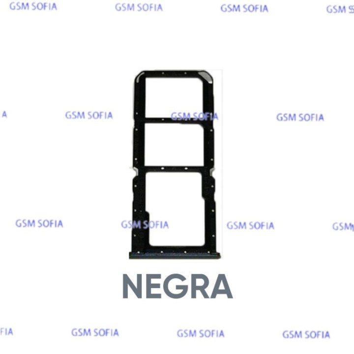Bandeja sim para OPPO Realme 8 5G / RMX3241 - Negro