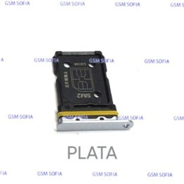 Bandeja sim para OPPO Realme GT / RMX2202 - Plata