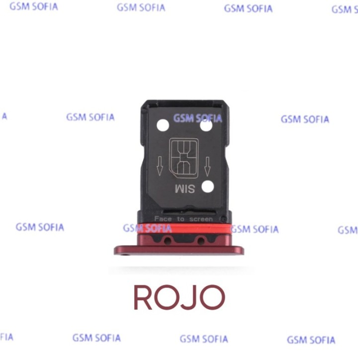 Bandeja sim para OPPO Realme X50 Pro / RM2075 - Rojo