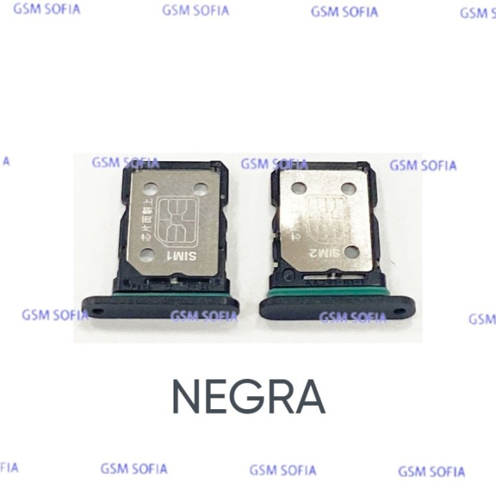 Bandeja sim para Oppo Reno 7 5G / CPH2371  - Negro