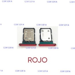 Bandeja sim para Oppo Reno 7 5G / CPH2371  - Rojo
