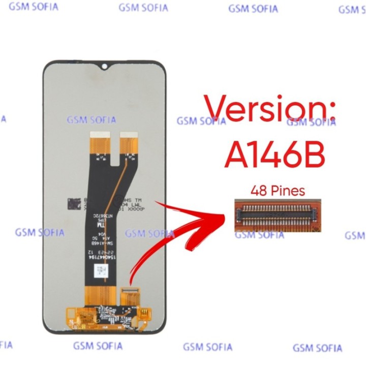 Pantalla Completa Ori sin Marco Para Samsung Galaxy A14 5G/A146B / A145M - Version : A146B - 48 Pines