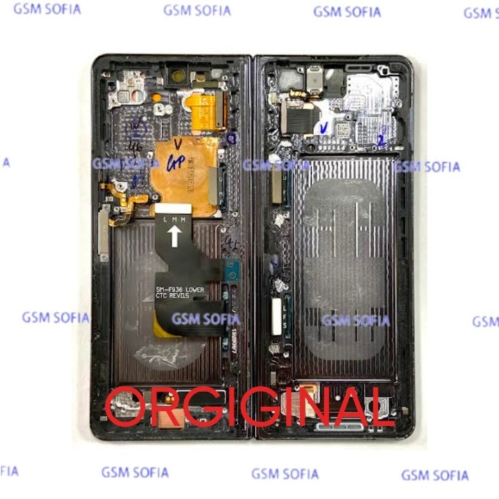 Pantalla INTERNA Completa Ori con marco Para Samsung Galaxy Z FOLD 4 / F936 - NEGRO