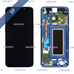 Pantalla Completa Ori AZUL con marco Para Samsung Galaxy S9