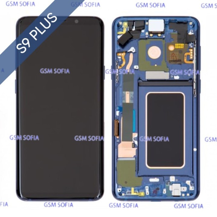 Pantalla Completa Ori  Con Marco Para Samsung Galaxy S9 PLUS / G965F - Azul