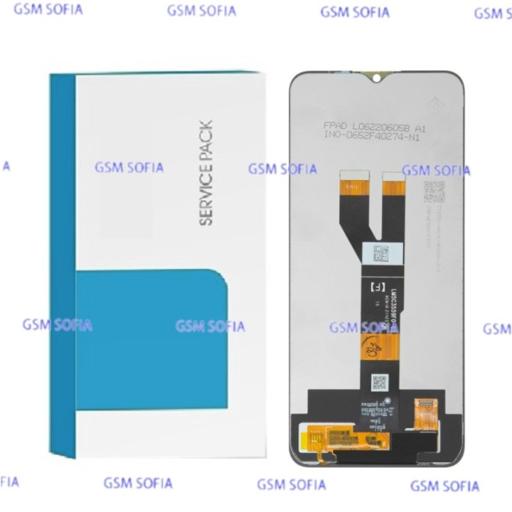 Servipack Caja Azul Pantalla completa ori sin marco Para OPPO Realme C11 2021 / C21 / C20 / Narzo 50i plus