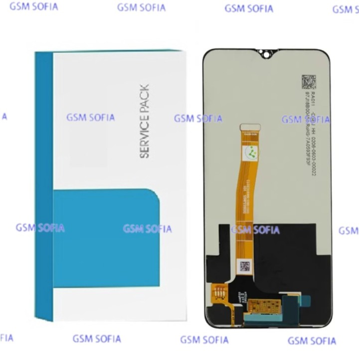 Servipack Caja Azul Pantalla completa ori sin marco Para OPPO Realme 5 Pro / Realme Q