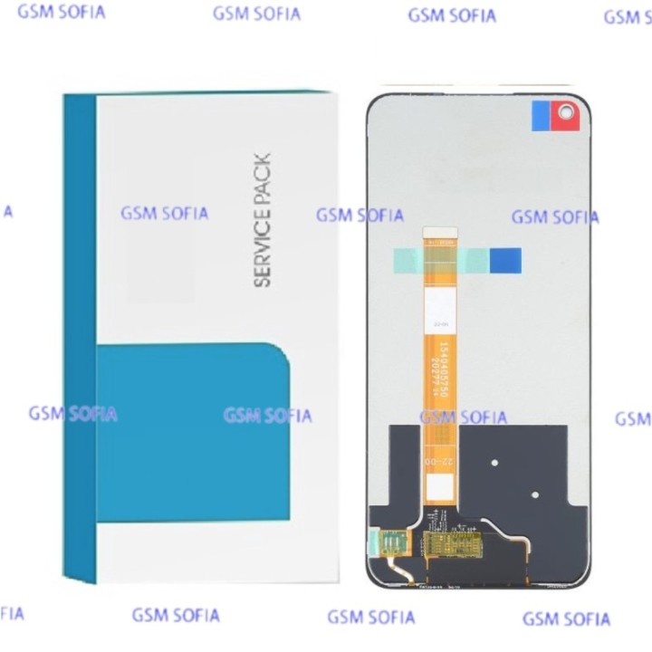 Servipack Caja Azul Pantalla completa ori sin marco Para OPPO Realme 7 5G