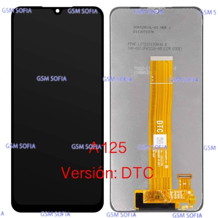 Pantalla completa ori SERVIPAK sin marco para Samsung Galaxy A125 version DTC