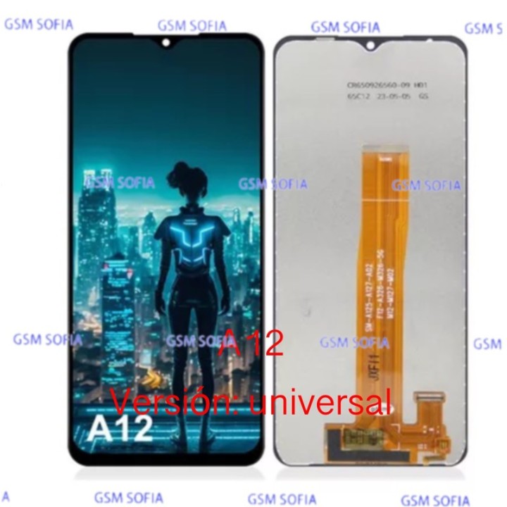 Pantalla completa cálida extra  sin marco para Samsung Galaxy A12 version Universal