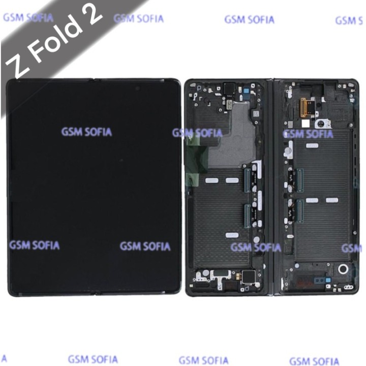 Pantalla completa ori con marco para Samsung Galaxy Z Fold 2 / F916B - Negro