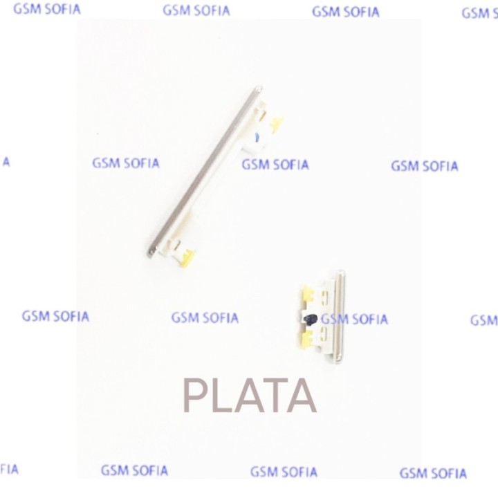 PULSADOR LATERAL / BOTON POWER + VOLUMEN EXTERNA PARA SAMSUNG GALAXY A73 5G / A736 - PLATA