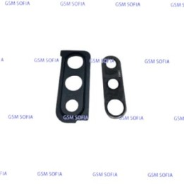 Lentes con embellecedor para Samsung Galaxy A30S / A307 - Negro