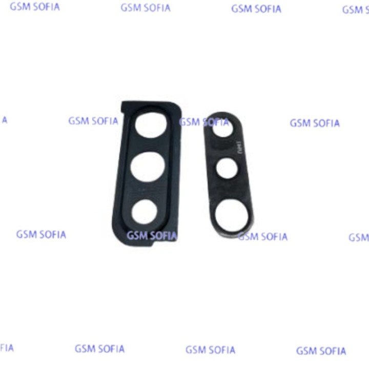 Lentes con embellecedor para Samsung Galaxy A30S / A307 - Negro