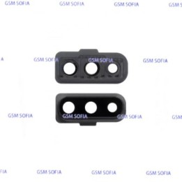 Lentes con embellecedor para Samsung Galaxy A70 / A705 - Negro