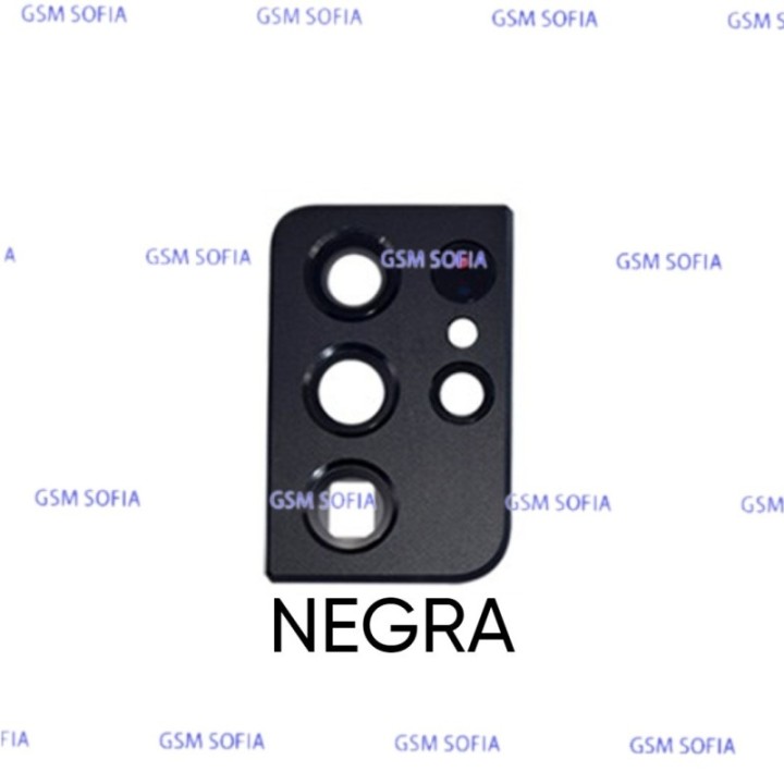 Lentes con embellecedor para Samsung Galaxy S21 Ultra /G998 - Negro