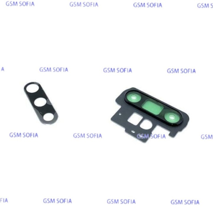 Lentes con embellecedor para Samsung Galaxy Note 10 Plus / N975 - Negro