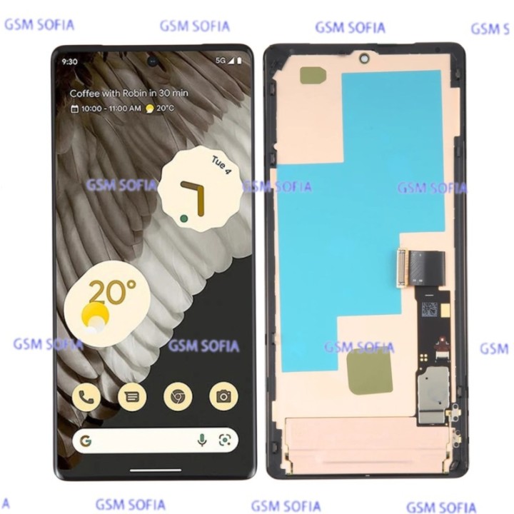 Pantalla completa ori servipak con marco Para Google Pixel 7 Pro / GP4BC