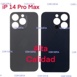 Tapa trasera calidad Extra para iPhone 14 Pro Max - Negro