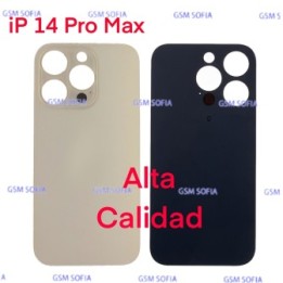 Tapa trasera calidad Extra para iPhone 14 Pro Max - Oro