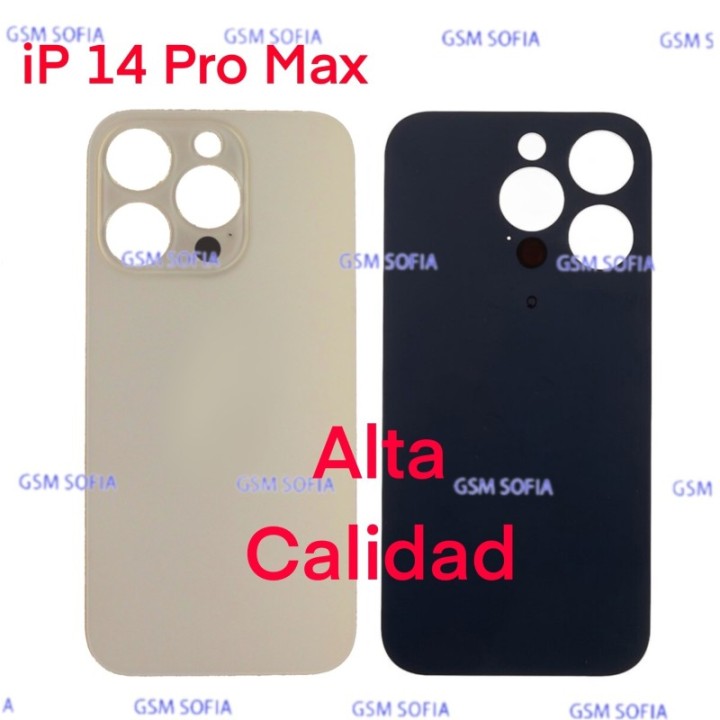 Tapa trasera calidad Extra para iPhone 14 Pro Max - Oro