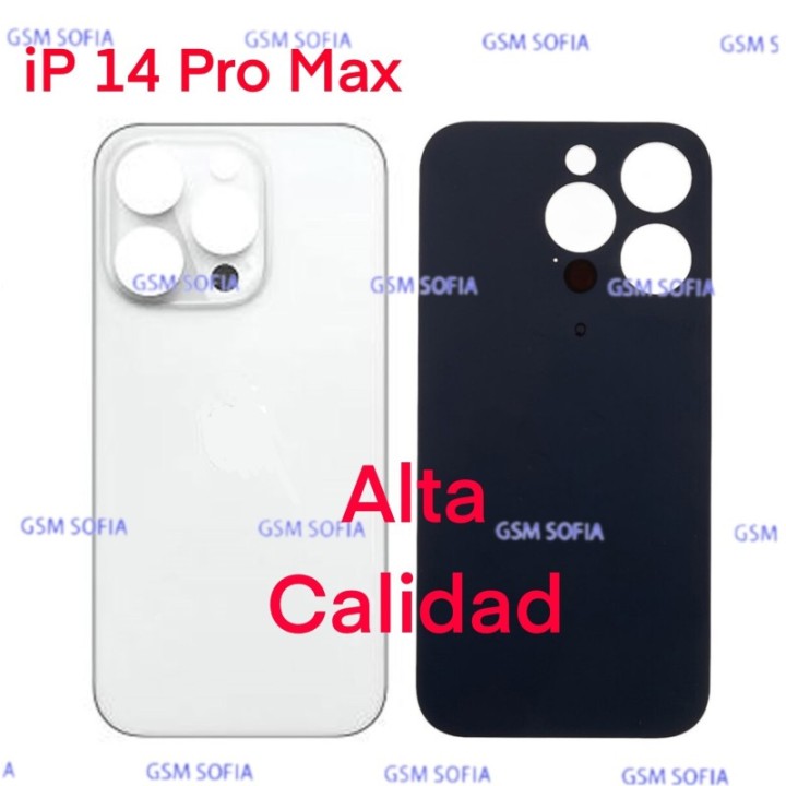 Tapa trasera calidad Extra para iPhone 14 Pro Max - Blanco