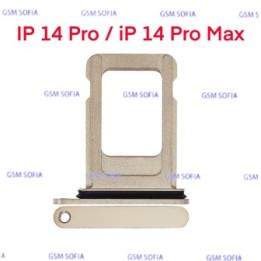 Bandeja sim para iPhone 14 Pro / 14 Pro Max - Oro