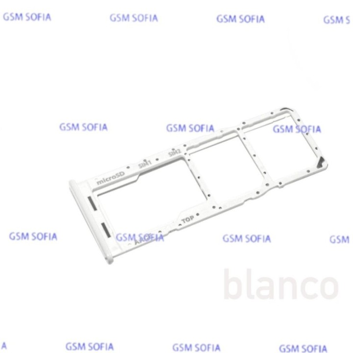 Bandeja sim + sd sim para Samsung Galaxy A13 4G / A135F - Blanco