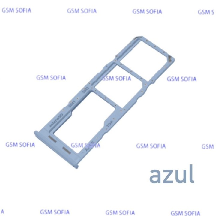 Bandeja sim + sd sim para Samsung Galaxy A13 4G / A135F - Azul