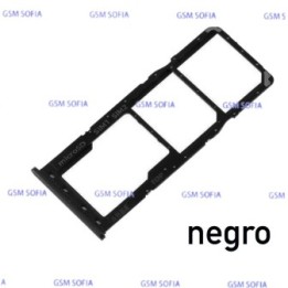 Bandeja sim + sd sim para Samsung Galaxy A13 4G / A135F - Negro