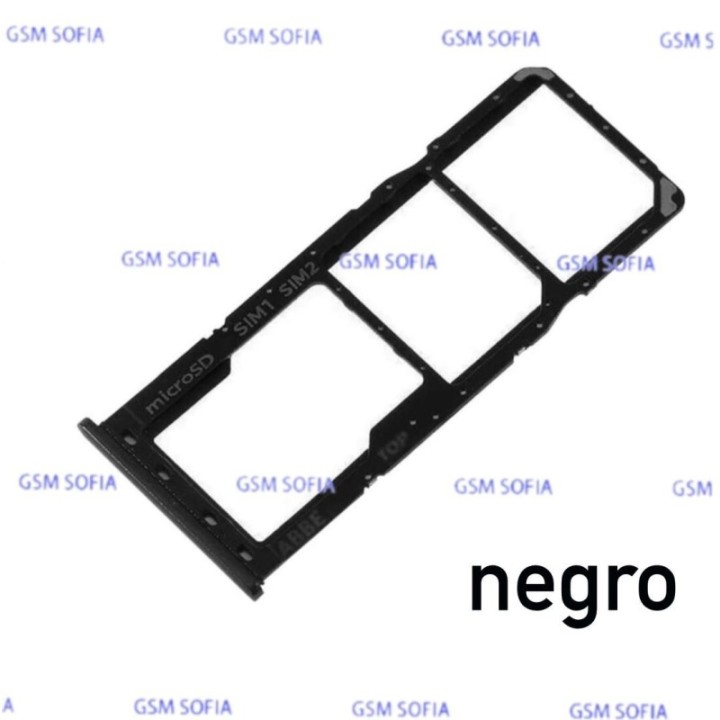 Bandeja sim + sd sim para Samsung Galaxy A13 4G / A135F - Negro