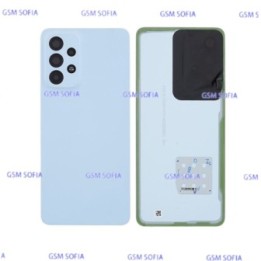 Tapa trasera con lente para Samsung Galaxy A33 5G / A336 - Azul