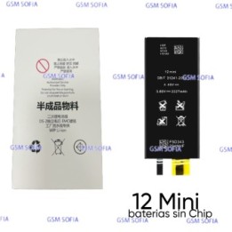 CELDA BATERIA SIN FLEX PARA IPHONE 12 Mini (SIN BMS)