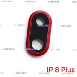 Embellecedor o marco de lente Para IPhone 8G  Plus / IPhone 8 Plus - Rojo