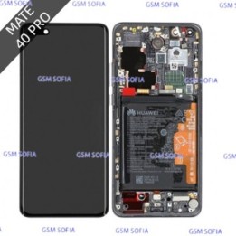 Pantalla Completa Ori con marco Para Huawei Mate 40 Pro - Negro