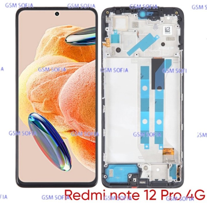 Pantalla Completa Ori con marco Para Redmi note 12 Pro 4G